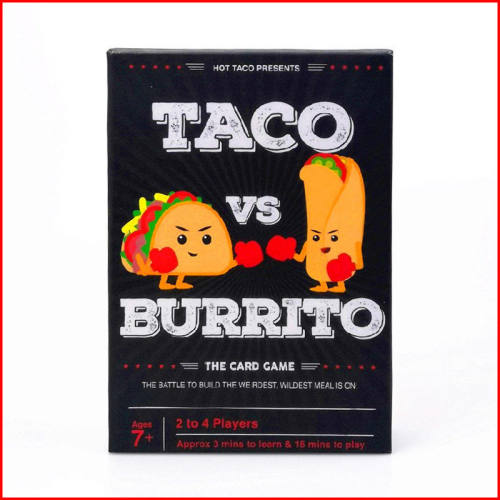 英文版TACO vs Burrito汉堡与火腿令人惊讶的策略对战卡牌桌游戏