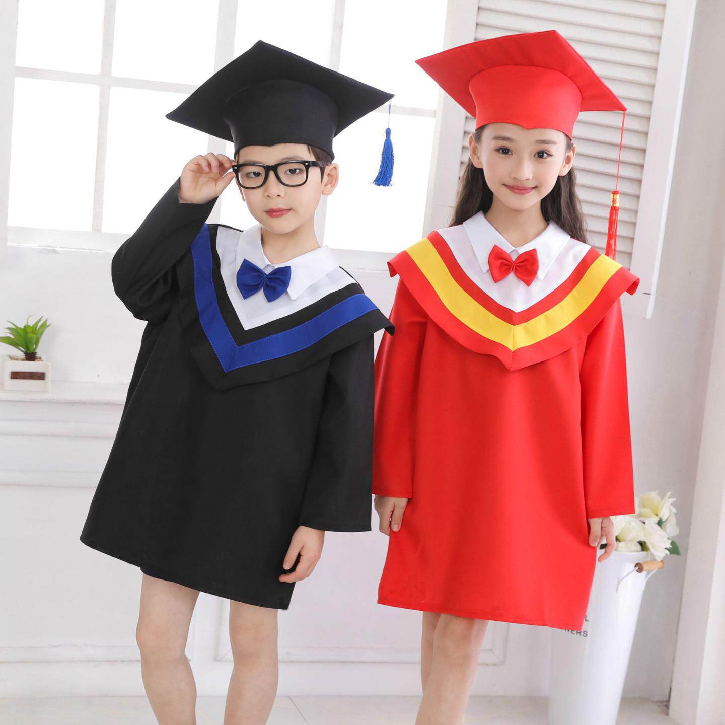 儿童学士服演出服幼儿园毕业礼服