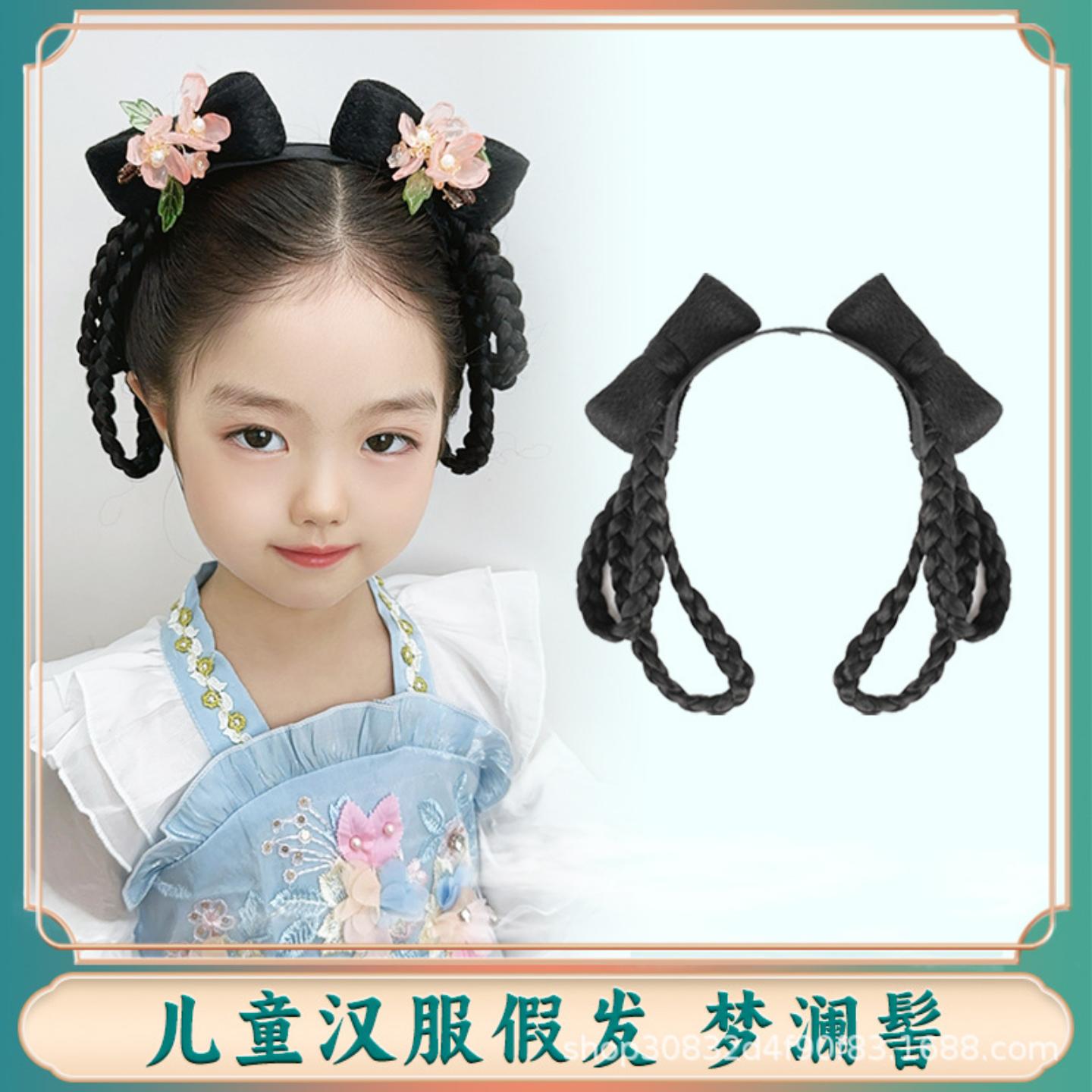 汉服头饰古装一体式懒人发箍图片