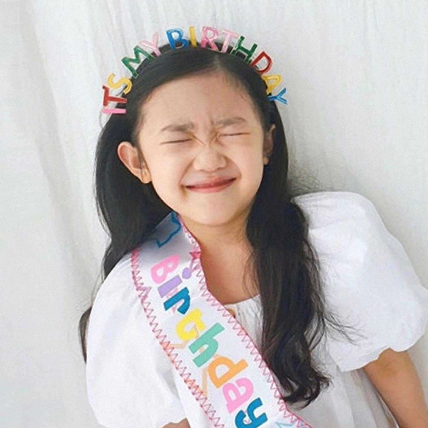 生日肩带礼仪带成人女孩儿童趴