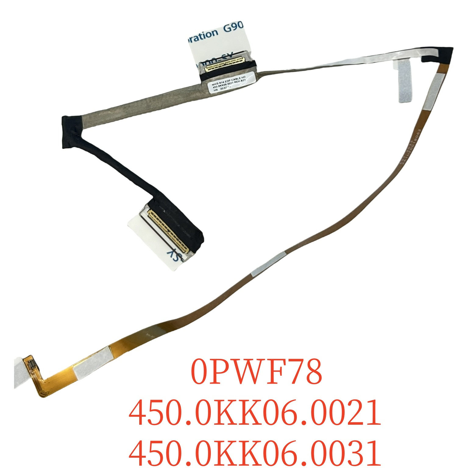 DELL 14 5401 5402 屏线0PWF78 450.0KK06.0021 450.0KK06.0031