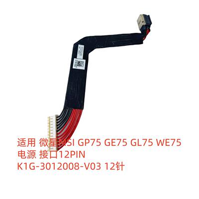 适用 微星MSI GP75 GE75 GL75 WE75 电源接口 K1G-3012008-V03