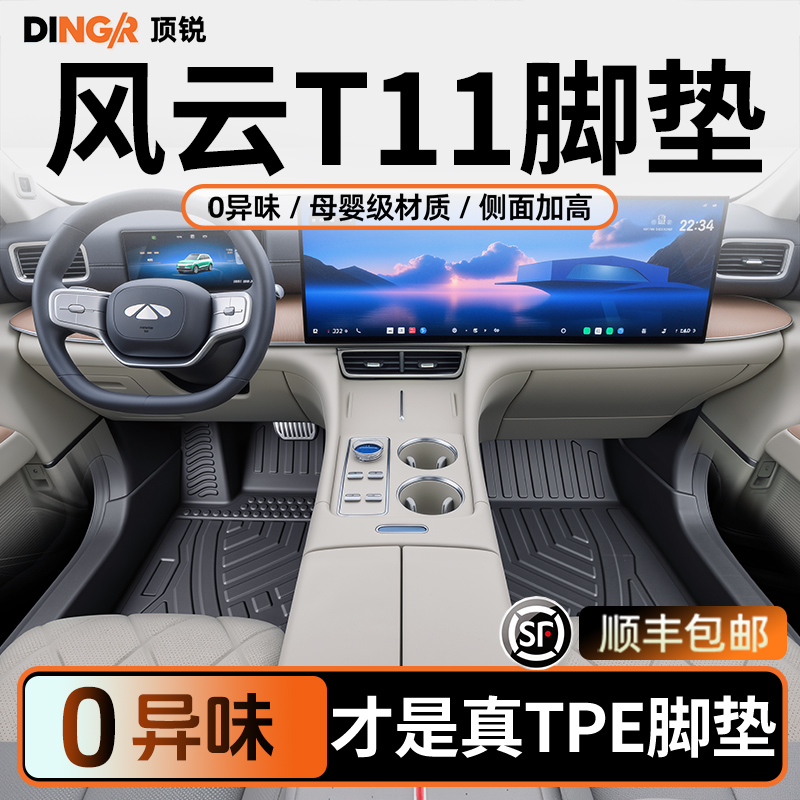 【孕婴级材质】奇瑞风云T11脚垫