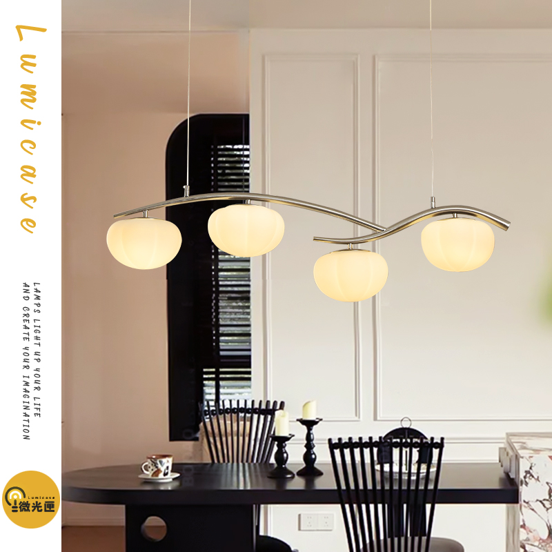 法式复古餐厅吧台岛台吊灯