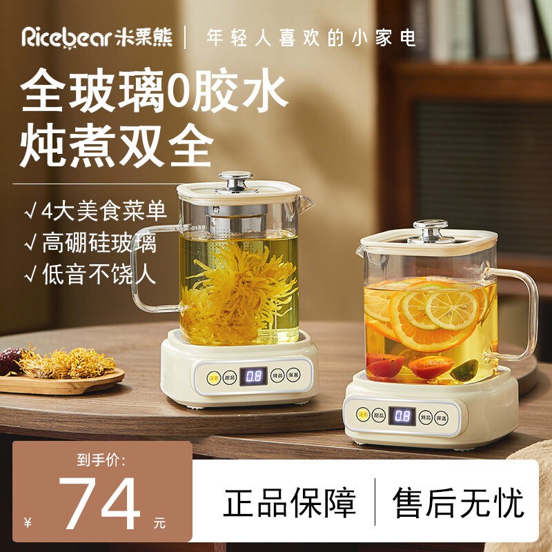 电茶炉小型家用智能全自动迷你款装养生壶煮茶全玻璃一体多功能套