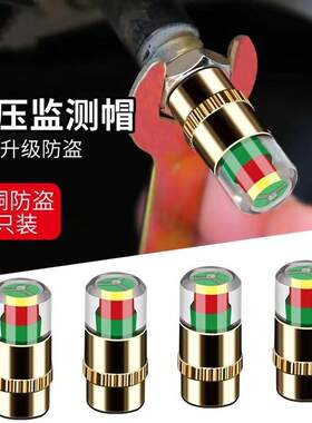 气自行车气嘴灯监测爆闪轮胎发光轿车帽小货车胎压气门芯汽车
