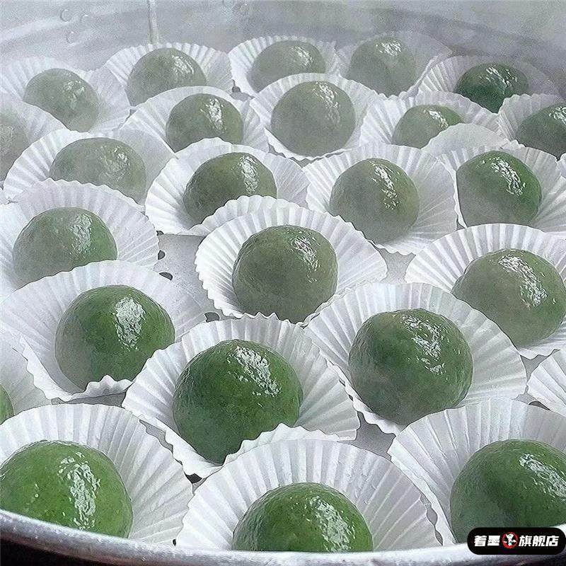 青团油纸托大号加厚蛋糕纸托烘焙用纸防油防粘蒸包子糯米糍粑垫纸