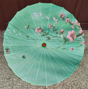 花与影故乡情舞蹈伞雨涧春行图道具古典人间烟火跳舞伞舞台表演伞