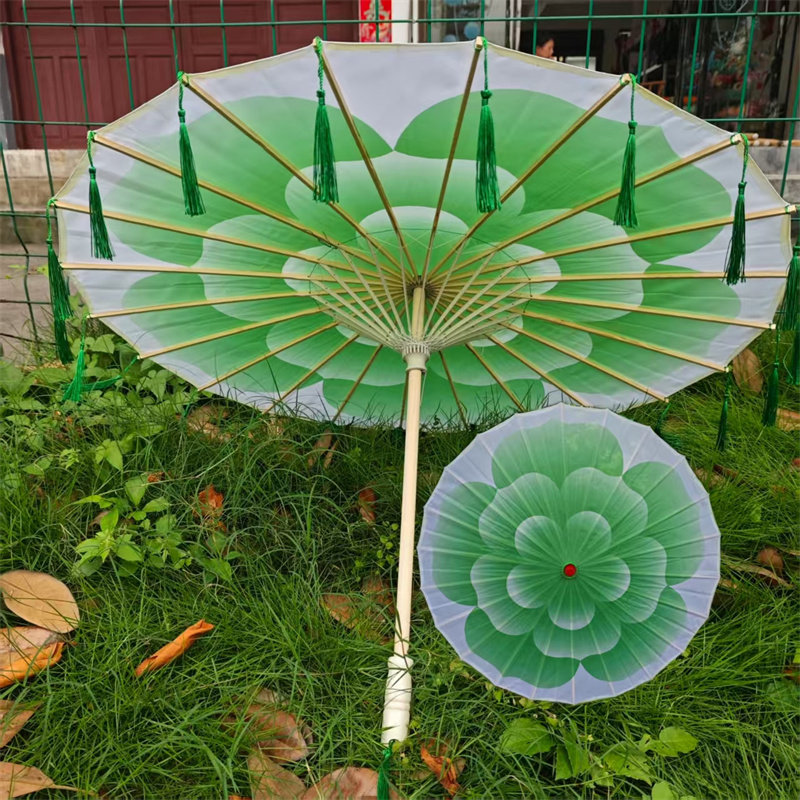 茉莉花茉莉流苏伞演出舞蹈工艺伞
