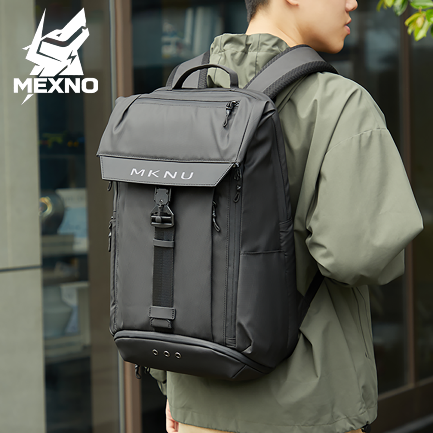 男士商务通勤出差大容量双肩包男款差旅电脑书包男生机能旅行背包