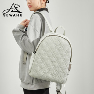 双肩包女简约大学生通勤电脑书包大容量旅行旅游轻便2025新款背包