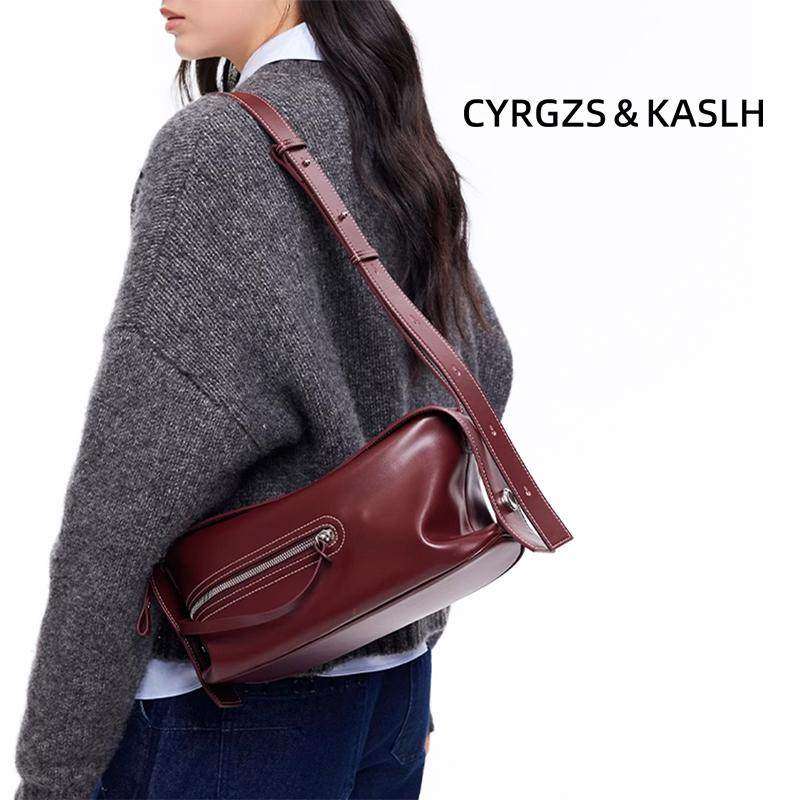 斜挎包女2026新款红色包包轻奢小众高级感单肩包手提包女包枕头包