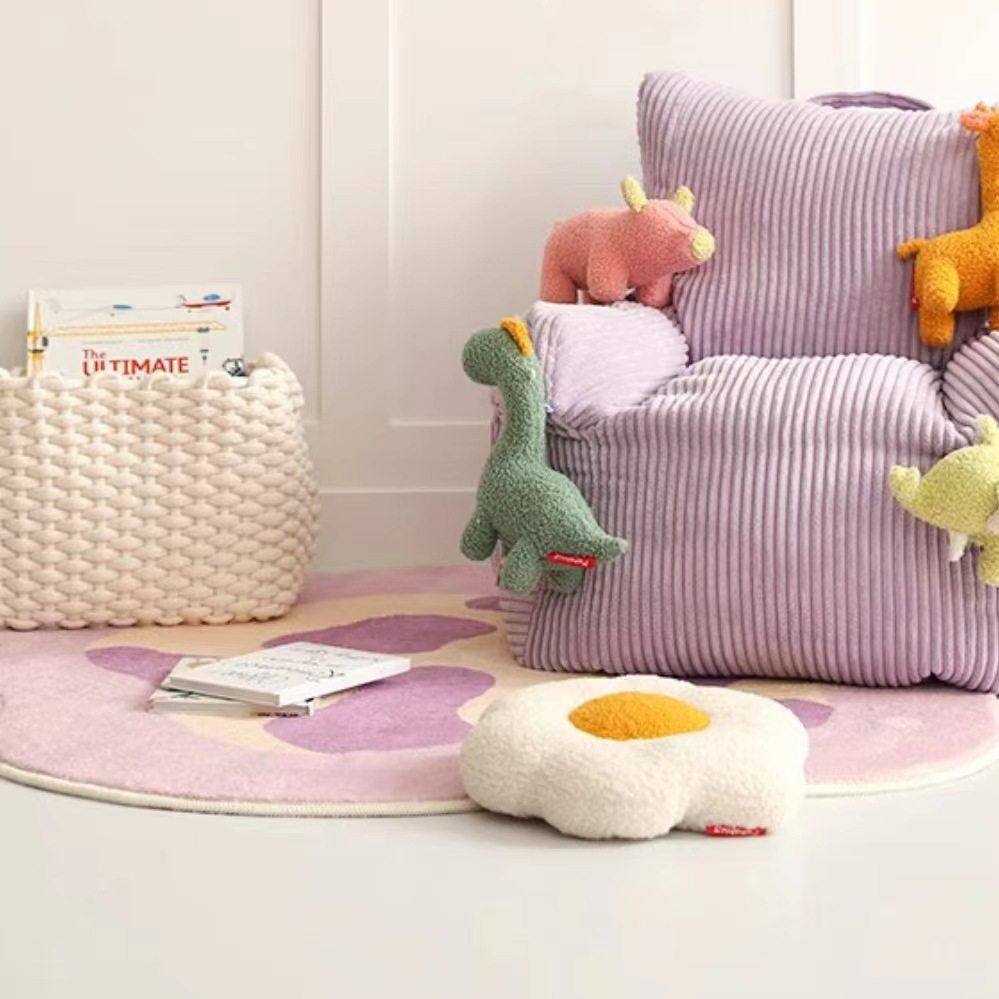 儿童地毯 客厅卧室床边游戏柔软可爱防滑爬行地垫仿羊绒地毯,居家布艺,家用脚垫,淘宝优惠券,粉丝福利购,淘宝优惠卷