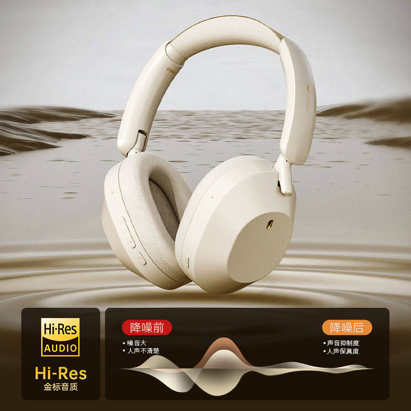 2025新品ANC主动降噪蓝牙耳机无线头戴式消噪Soloclear蓝牙音箱