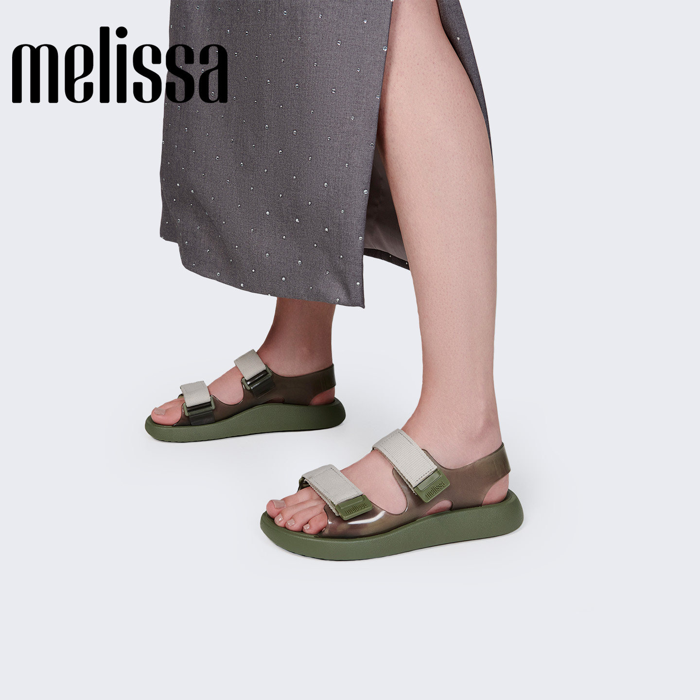 Melissa/梅丽莎女士新款休闲日常户外果冻凉鞋35914