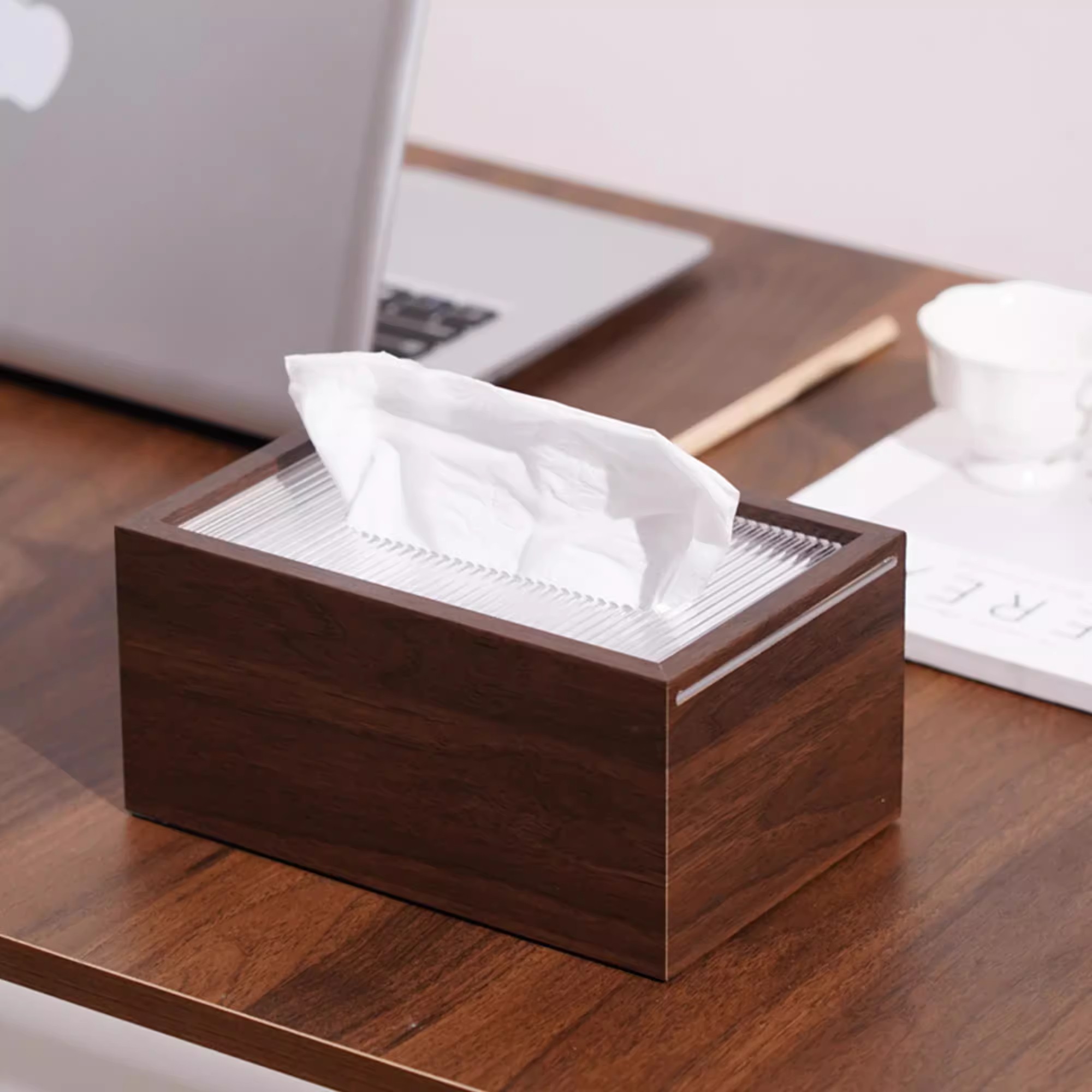 新中式复古简约高档纸巾盒
