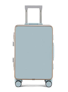 深灰色20寸光面双封内衬拉杆行李箱大容量PC材质结实耐用高级感64