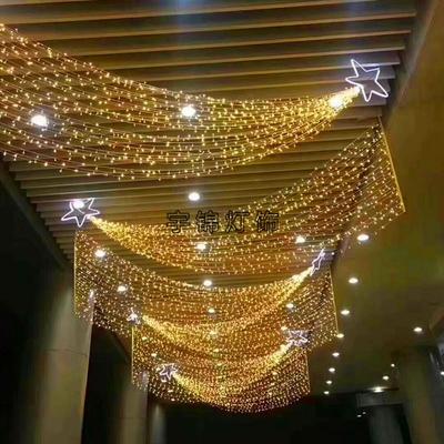 星星造型过街灯跨街灯商场步行街道节日亮化装饰灯