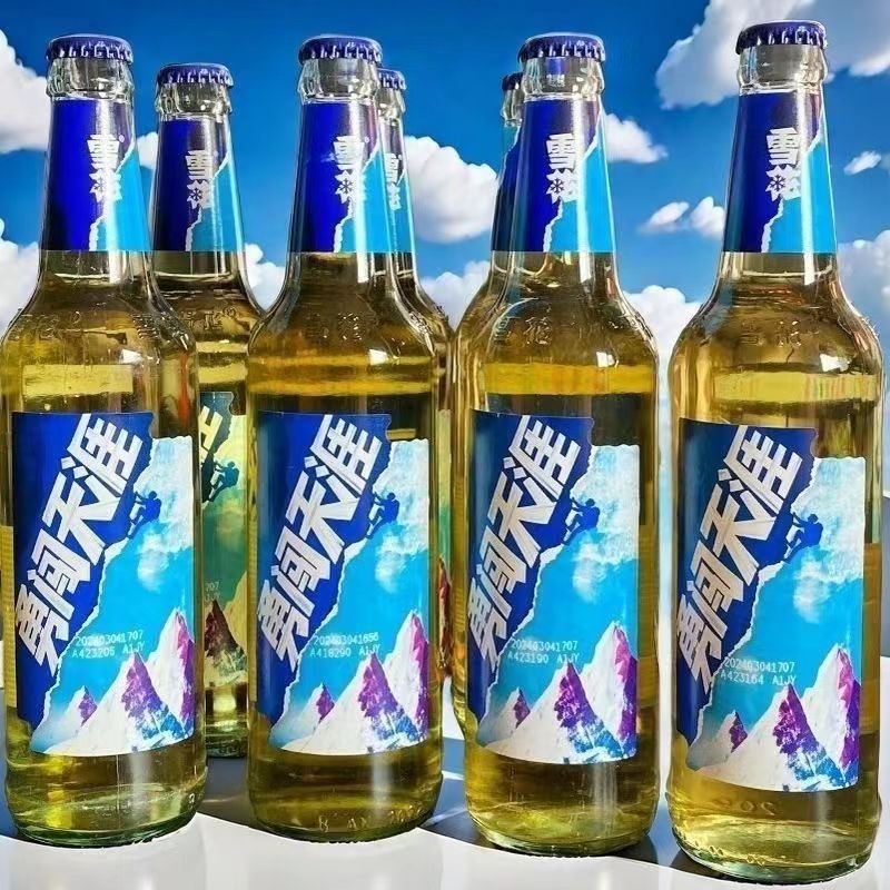 25年5月新货雪花啤酒勇闯天涯500ml*6瓶泡沫箱装玻璃瓶包邮
