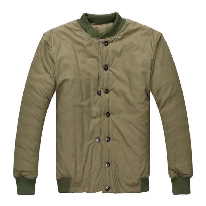 87式棉衣黄色棉袄男纯棉布白全棉花老款老式冬季冷库劳保品