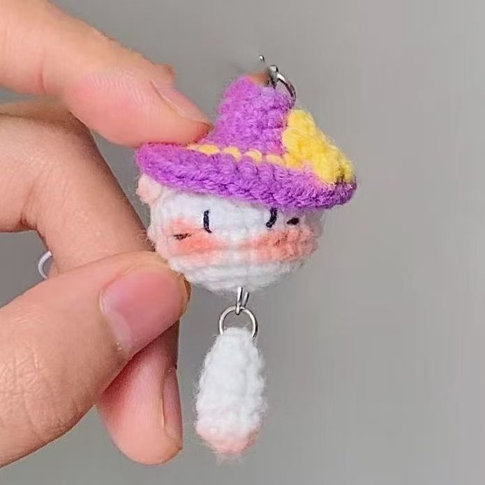 魔法小猫钩织材料魔法小猫手工编织diy毛线钩针钥匙扣挂件礼物