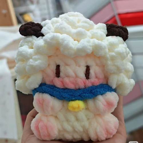 新手钩针钩织冰条喜羊羊大软糖diy材料包自制可爱立体玩偶礼物