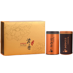 台湾冻顶乌龙茶清香型梨山茶甘醇浓厚正宗茶叶高山茶礼盒罐装送礼