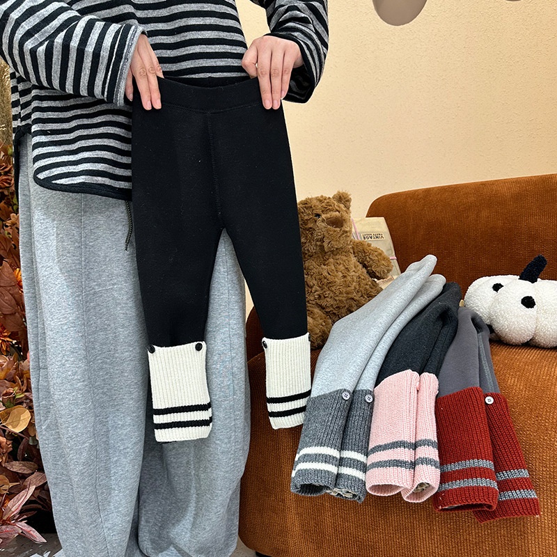 女童裤子秋冬款2025新款