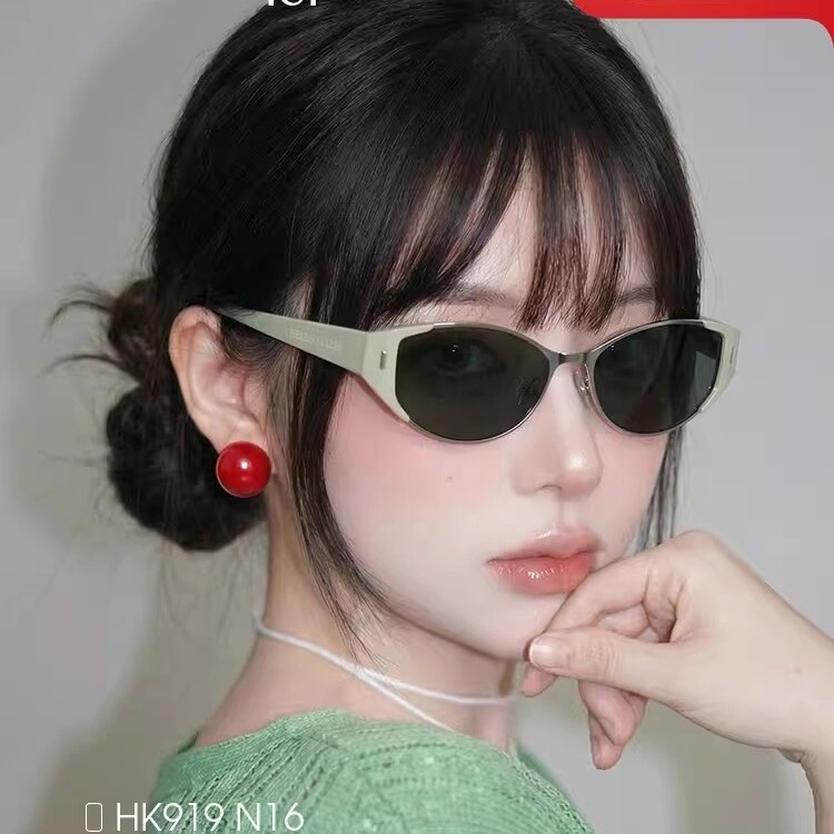 海伦凯勒猫眼太阳镜女简约玳瑁墨镜防紫外线潮流【豆豆镜】HK919