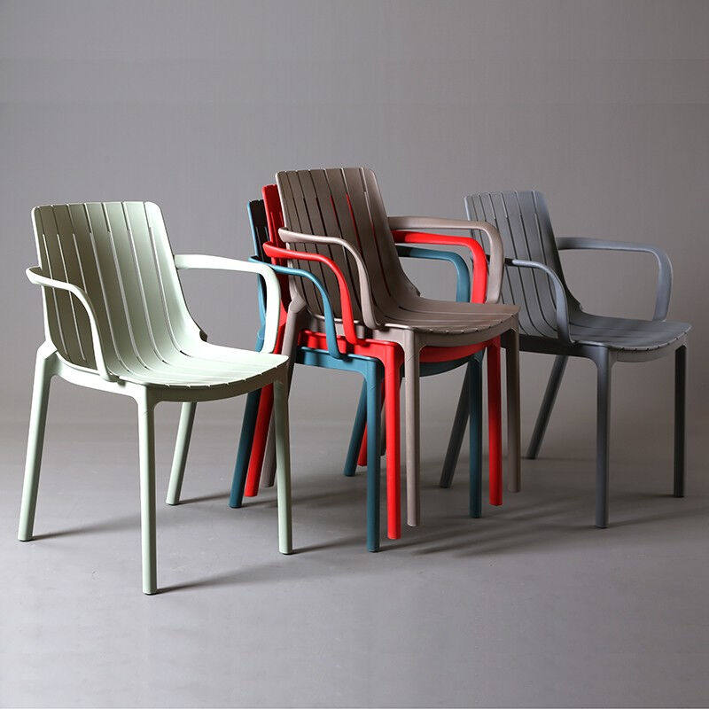 百思宜椅子办公椅塑料椅子北欧简约靠背椅餐厅椅子休闲座椅洽谈椅