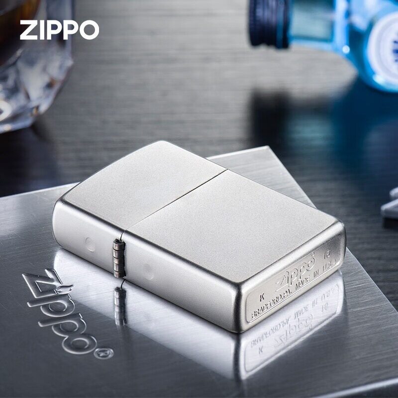美国Zipo芝宝防风煤油打火机金属205磨砂商务礼品收藏火机