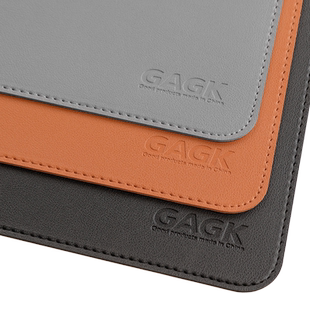 gagk软木鼠标垫超大办公桌面垫电脑键盘锁边防水皮革书桌垫可定制