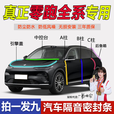 零跑C11-C01C16专用b柱密封胶条