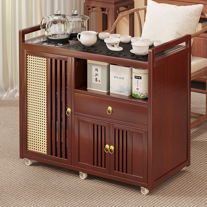 移动茶桌办公室茶台一体电磁炉功夫煮茶泡茶茶具套装一体带轮茶几,商业/办公家具,办公茶水柜,淘宝优惠券,粉丝福利购,淘宝优惠卷