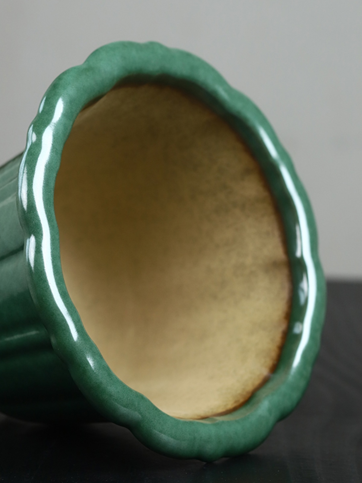 秦夕洪高档紫砂兰花盆金兔壹号绿釉墨兰蕙兰绿植桌面中国风盆景i.