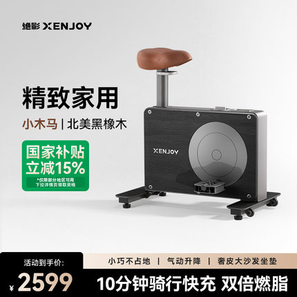 绝影小木马动感单车家用款室内小型静音运动减肥专用健身房器材