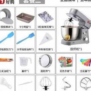 新品新品台式厨师机和面机小型蛋清打发家用商用搅拌揉面机全自品