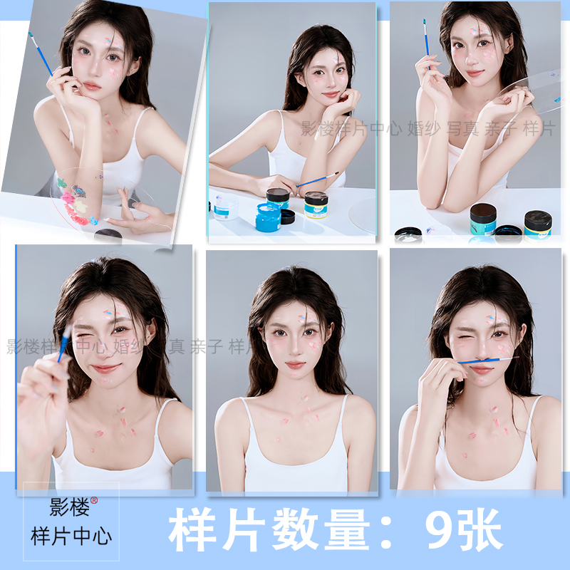 影楼工作室肖像艺术照摄影光影写真样图样片样照F2142