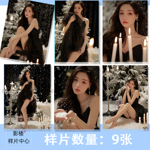 影楼工作室肖像生日艺术照摄影光影写真样图样片样照F2113