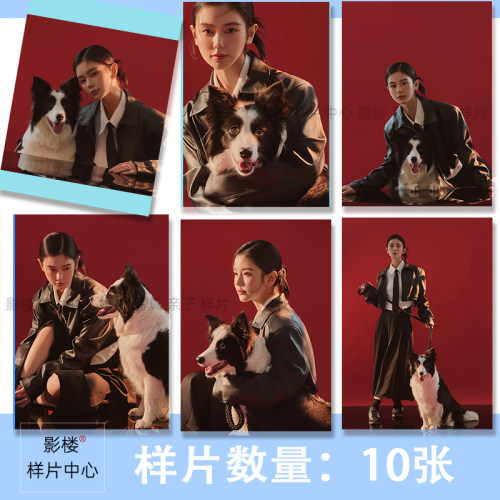 影楼工作室内景肖像艺术照摄影个性人宠写真样图样片样照f2009