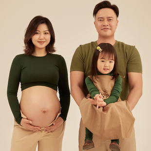 影楼工作室孕妇照亲子照样片客样照S517