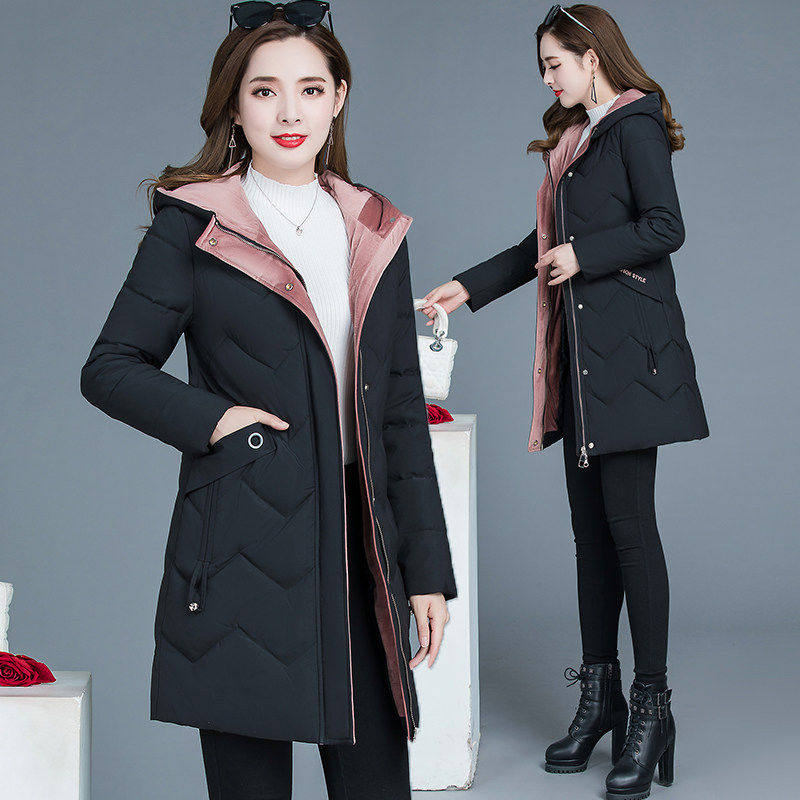 加厚羽绒棉衣棉服女韩版宽松冬季外套女中长款2025年新款妈妈棉袄,女装/女士精品,棉衣/棉服,淘宝优惠券,粉丝福利购,淘宝优惠卷