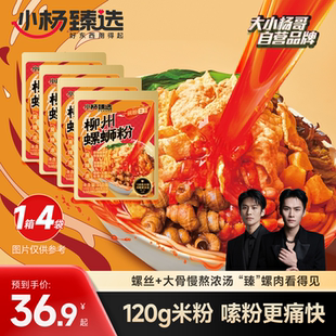 小杨臻选螺蛳粉柳州正宗螺丝粉广西酸辣加臭螺狮粉正品 官方旗舰店