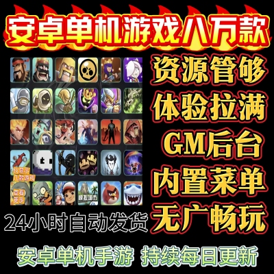 安卓大型单机破解版中文手游