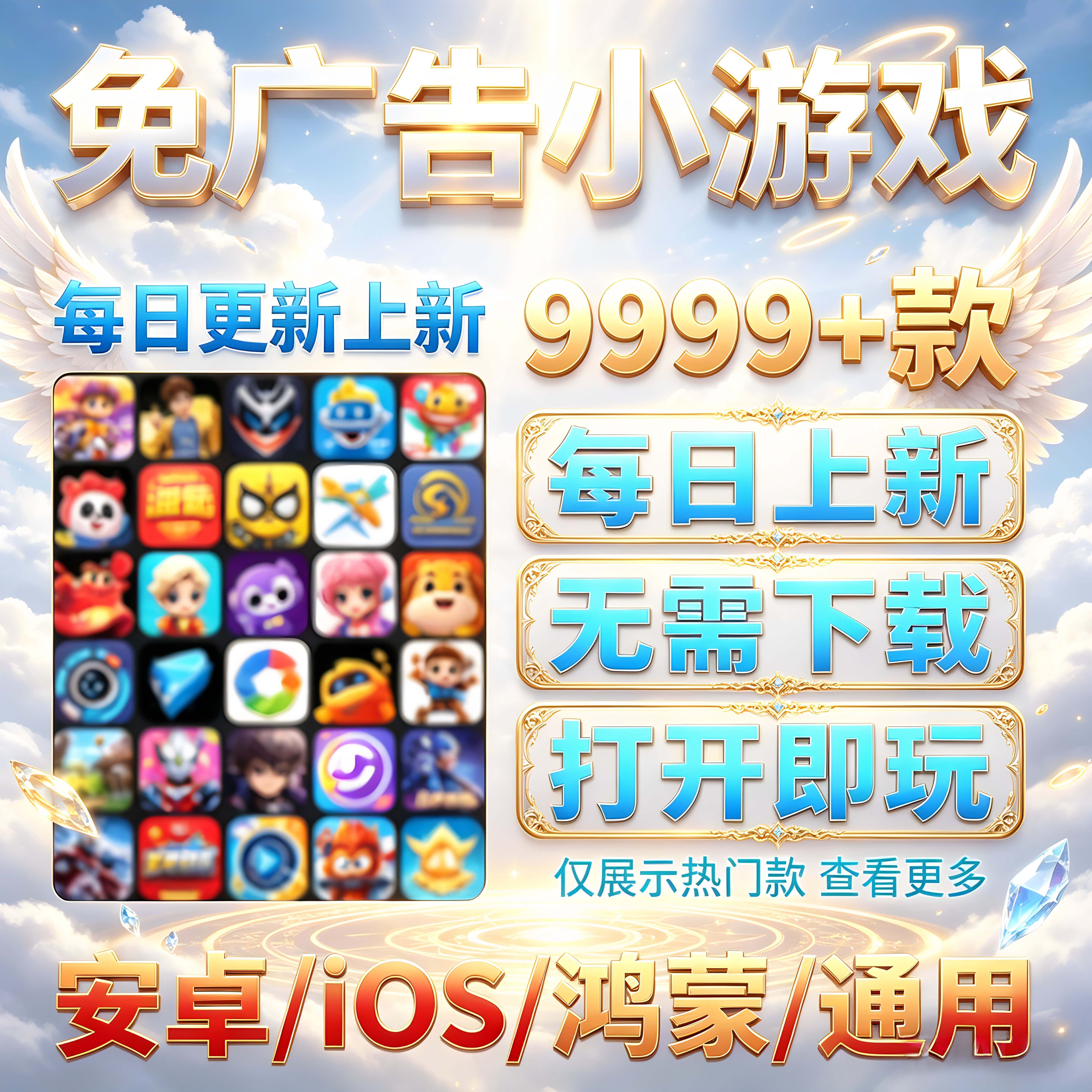 2026抖音微信小游戏无广告合集内置菜单支持安卓ios设备持续更新