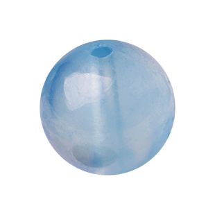 天然海蓝宝散珠子冰种透体蓝diy手工串珠女生水晶手链饰品配件