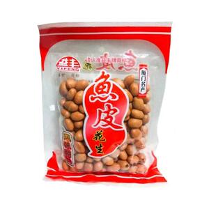 鱼皮花生下酒菜厦门特产小吃坚果炒货花生仁办公室休闲零食