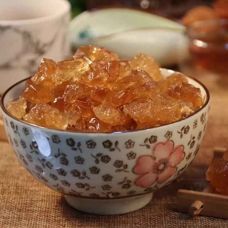 5斤云南老冰黄冰块正宗手工甘蔗小粒多晶黄泡茶酒碎散商用