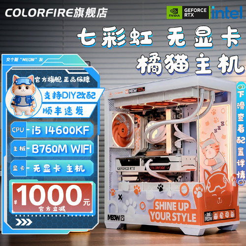 14600KF橘影橙MEOW无显卡主机