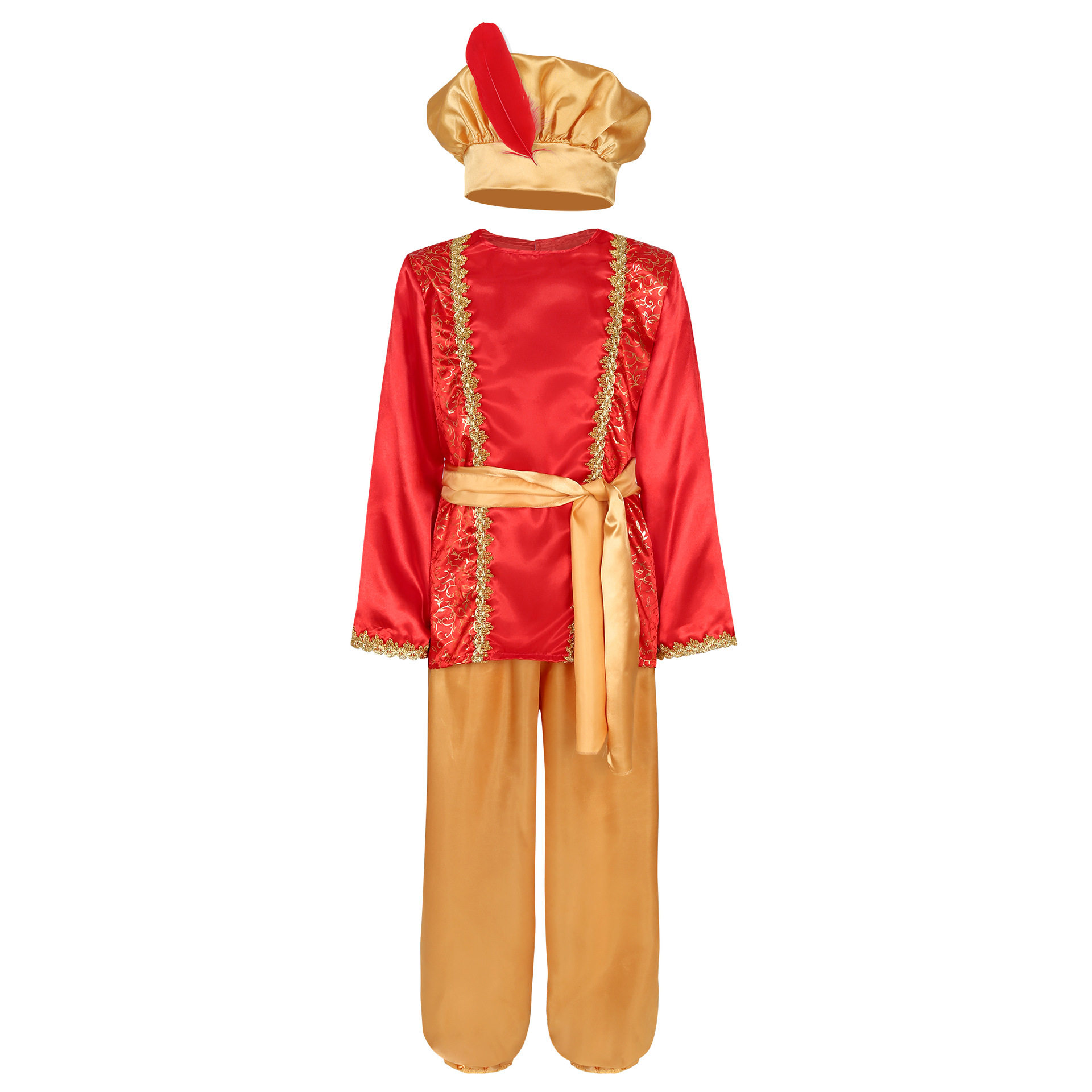 万圣节cos演出服化妆舞会印度阿拉丁王子服装儿童表演服